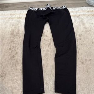 Gymshark Black Leggings with Branded Waistband